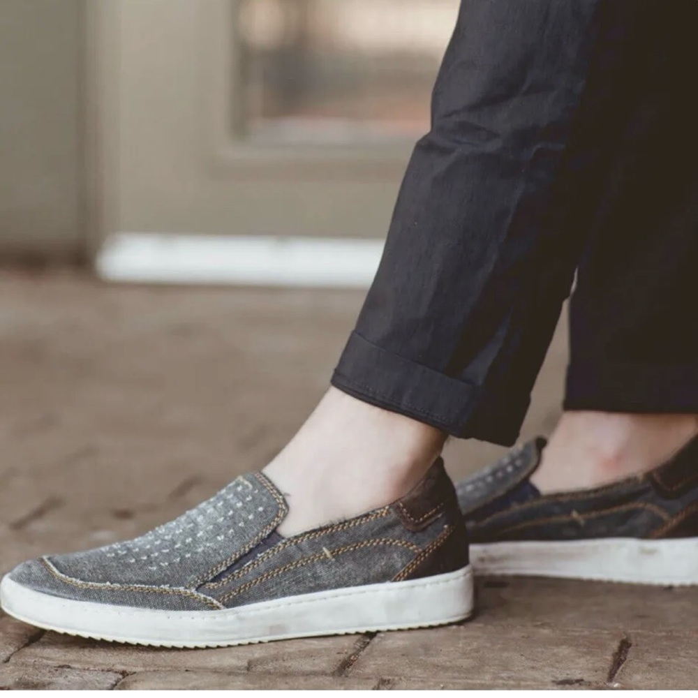 Bed Stu Roan Gray Loafer Mens 10
